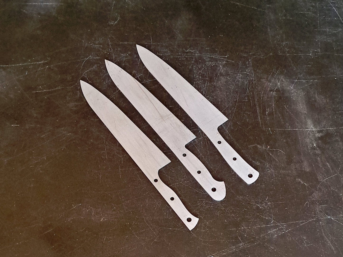 Gyuto Chef Knife Blank (Unfinished): Stainless Steel or High Carbon, DIY Kitchen Knife