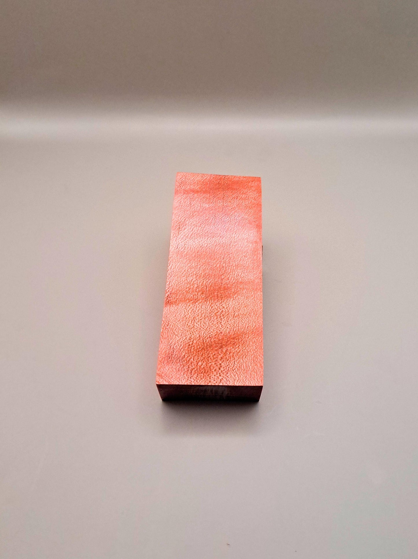 Stabilized Red Maple Knife Handle Block: Resin Infused Woodworking