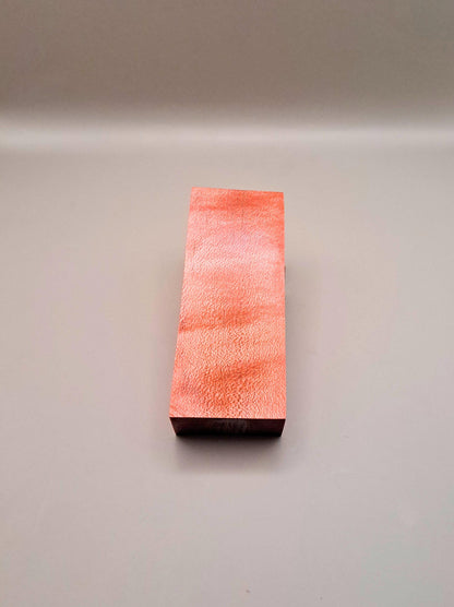 Stabilized Red Maple Knife Handle Block: Resin Infused Woodworking