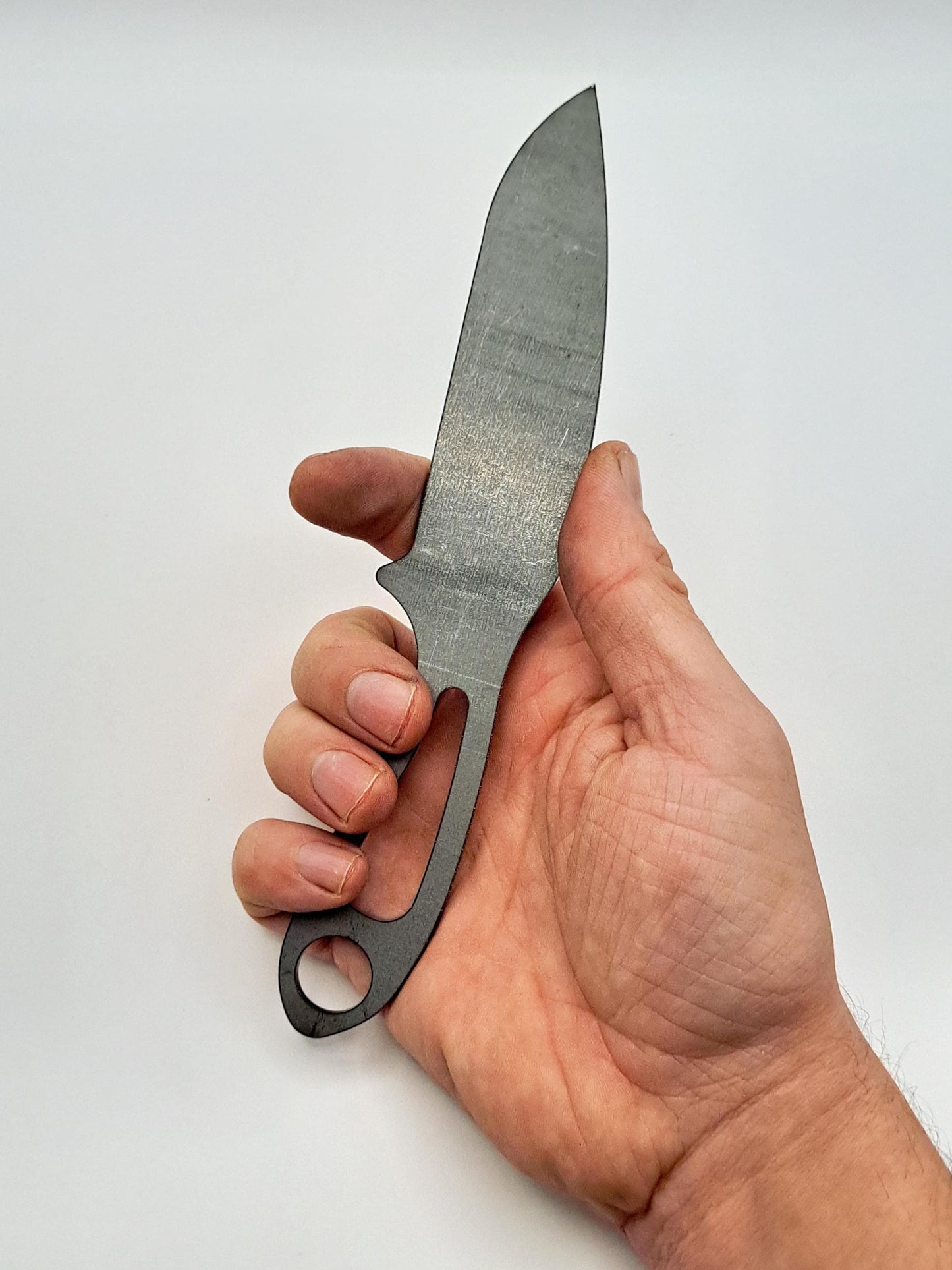 Survival EDC Knife Blank (Unfinished): High Carbon or Stainless Steel,  DIY Knife Making