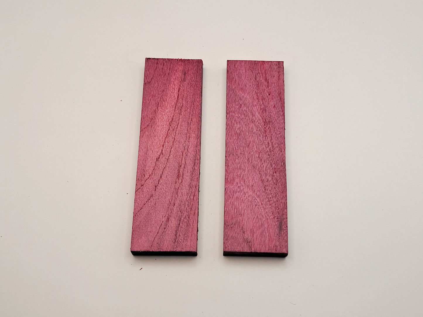 Purpleheart Knife Scales: Exotic Hardwood DIY Knife Handle Blanks