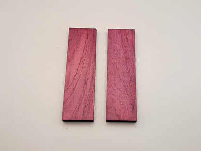 Purpleheart Knife Scales: Exotic Hardwood DIY Knife Handle Blanks