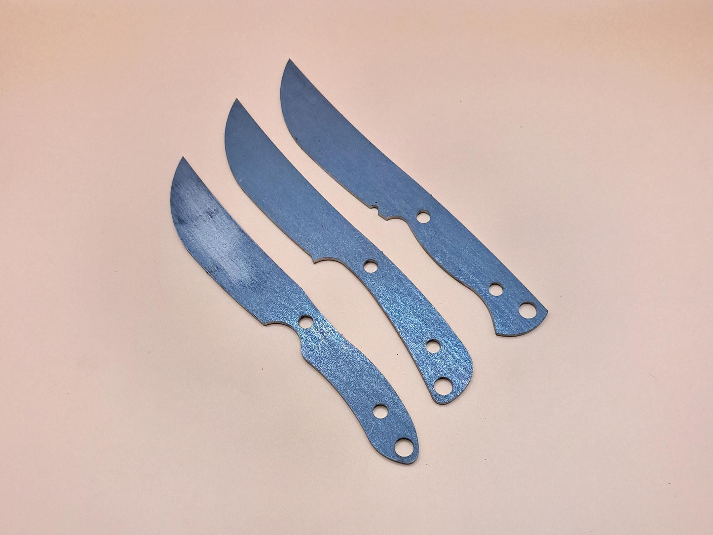 7 Inch Skinner Knife Blank (Unfinished): High Carbon or Stainless Steel, DIY Blade