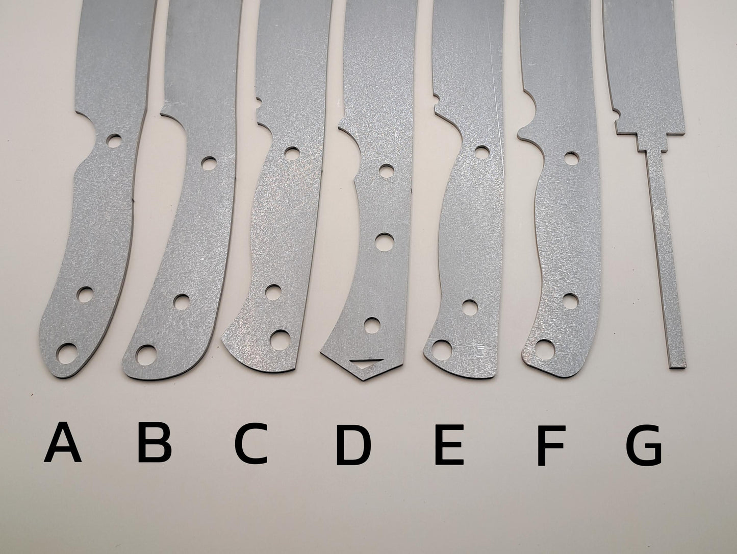 9 Inch Tanto Knife Blade Blank (Unfinished): High Carbon or Stainless Steel DIY Blade