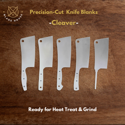 Cleaver Maker Ready Blade Blank – 1084, 80CrV2 or AEB-L Steel