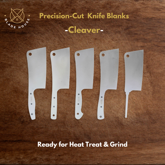 Cleaver Maker Ready Blade Blank – 1084, 80CrV2 or AEB-L Steel