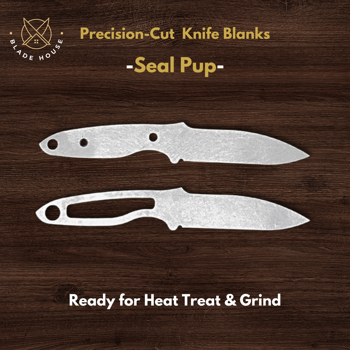 Seal Pup Maker Ready Knife Blank | 1084, 80CrV2, AEB-L & D2
