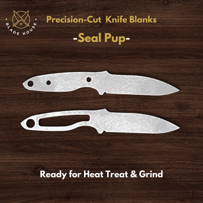 Seal Pup Maker Ready Knife Blank | 1084, 80CrV2, AEB-L & D2