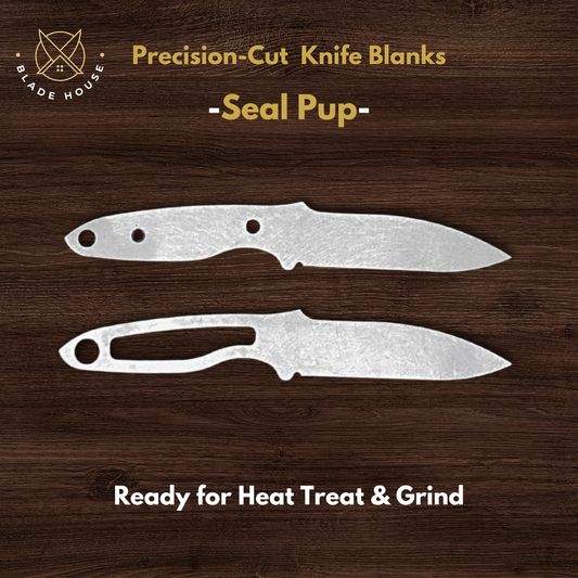 Seal Pup Maker Ready Knife Blank | 1084, 80CrV2, AEB-L & D2