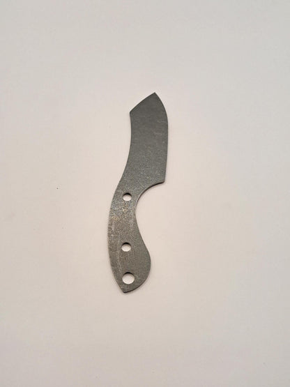 Mini Cleaver EDC Knife Blank (Unfinished): High Carbon or Stainless Steel, DIY Blade