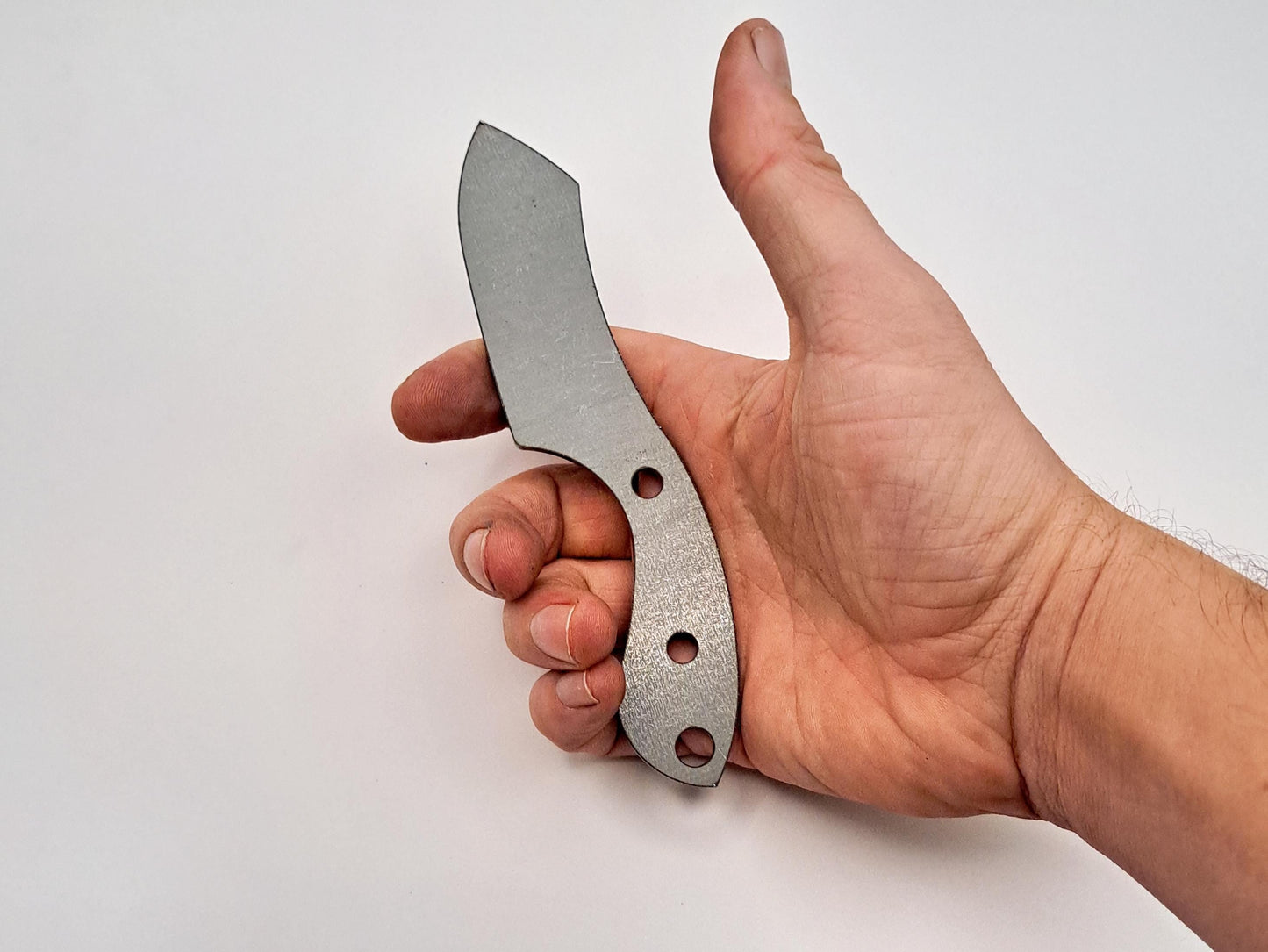 Mini Cleaver EDC Knife Blank (Unfinished): High Carbon or Stainless Steel, DIY Blade