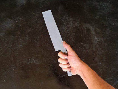 Nakiri Chef Knife Blank (Unfinished): Stainless or High Carbon Steel, DIY Kitchen Knife