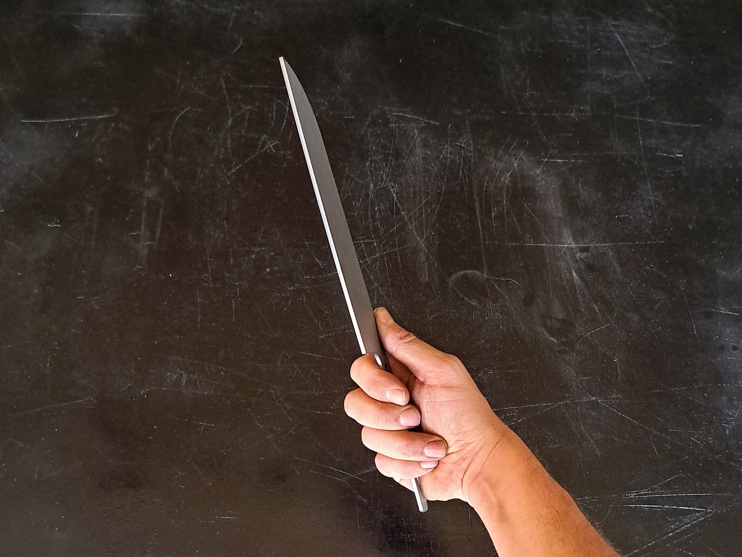 Santoku Chef Knife Blank (Unfinished): Stainless Steel or High Carbon, DIY Kitchen Knife
