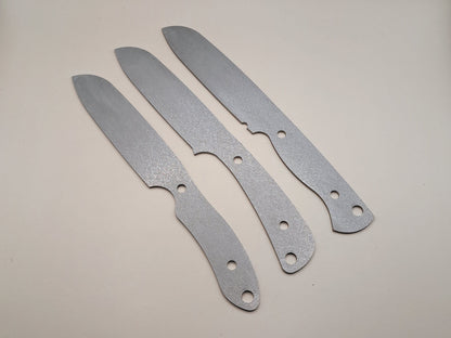 9 Inch Sheepsfoot Knife Blank (Unfinished): High Carbon or Stainless Steel, DIY Blade