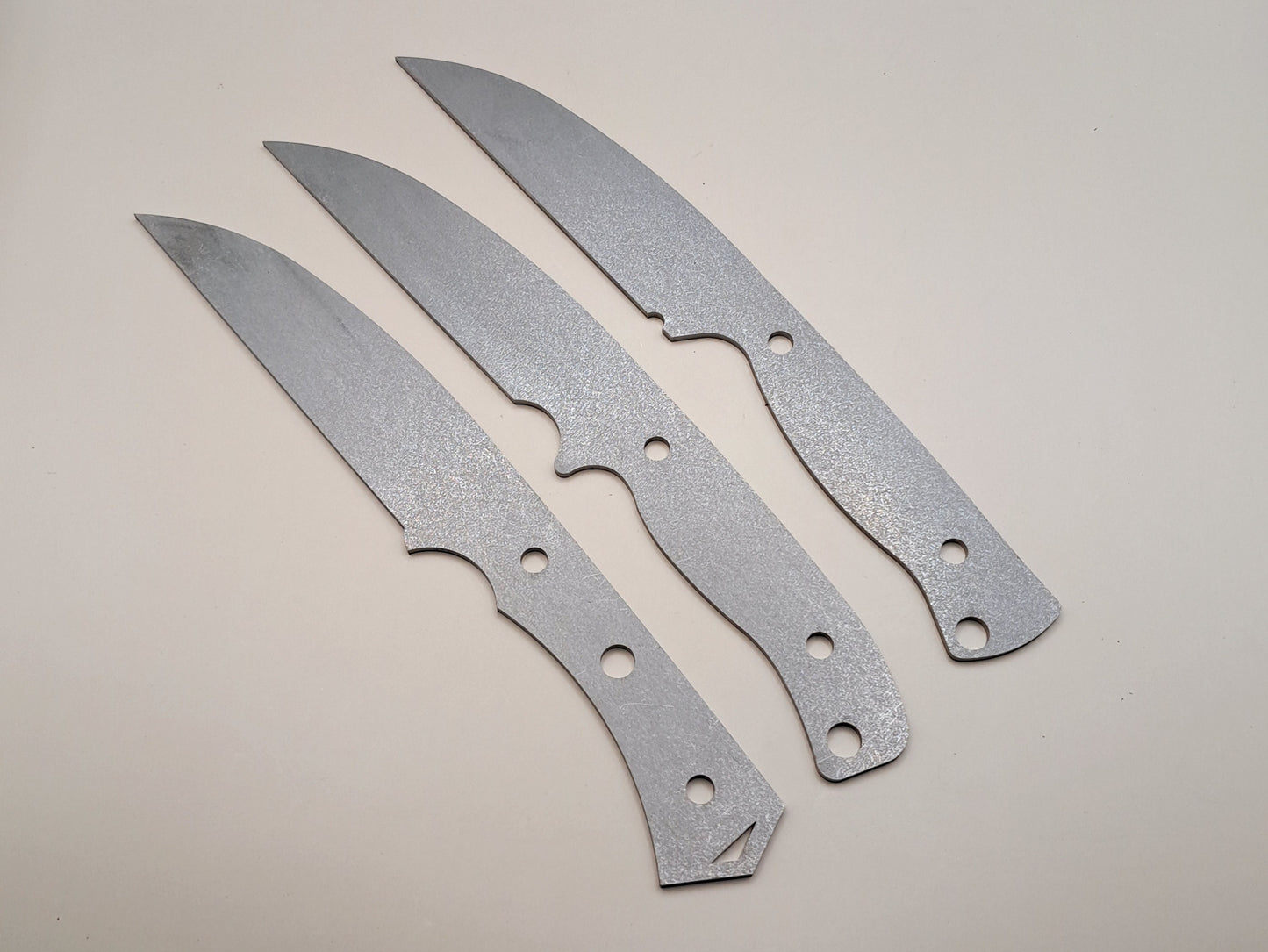 9 Inch Wharncliffe Knife Blank (Unfinished): High Carbon or Stainless Steel, DIY Blade