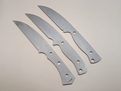 9 Inch Wharncliffe Knife Blank (Unfinished): High Carbon or Stainless Steel, DIY Blade