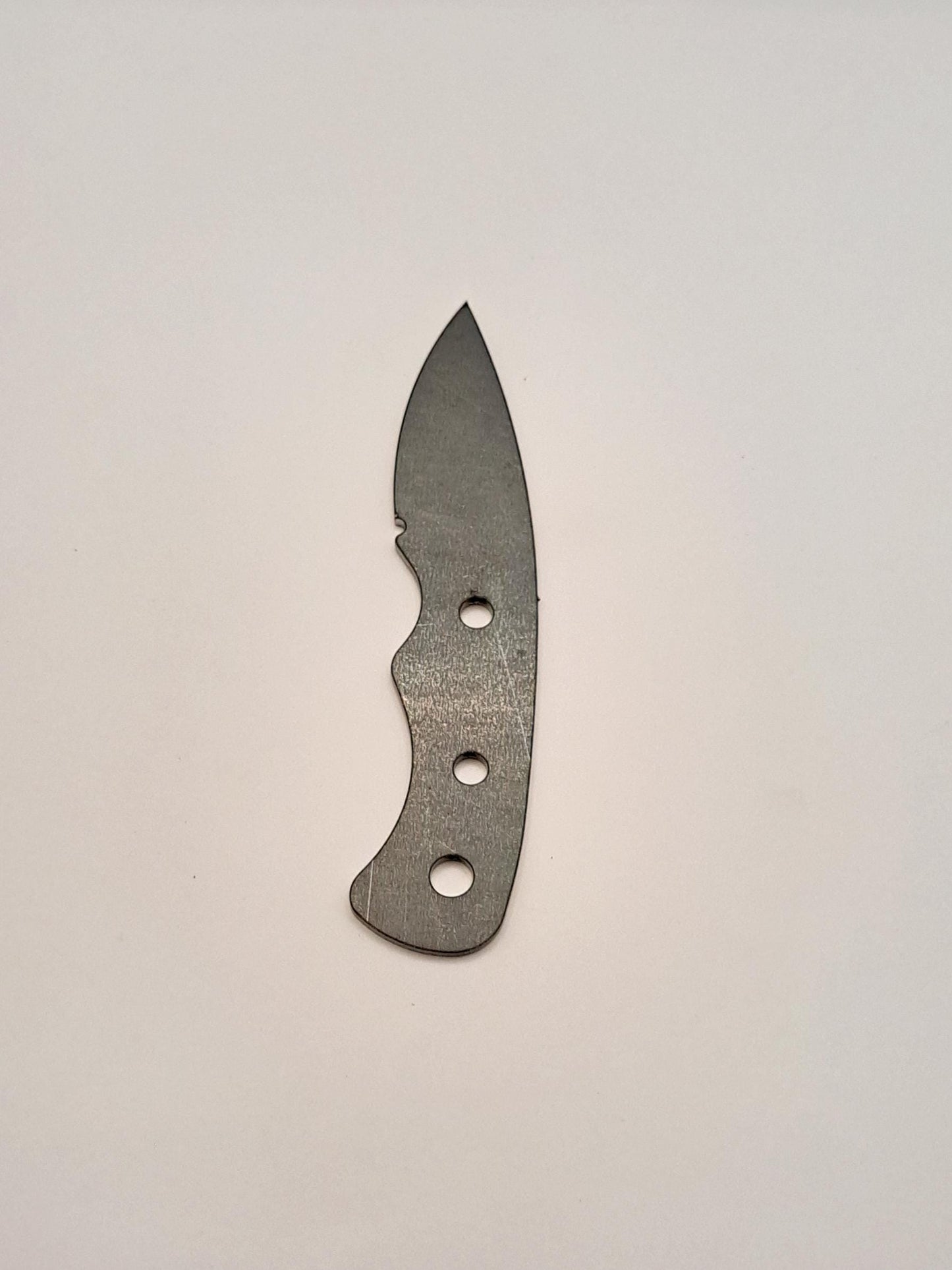 Drop Point Knife Blank (Unfinished): High Carbon or Stainless Steel, DIY Knife Making
