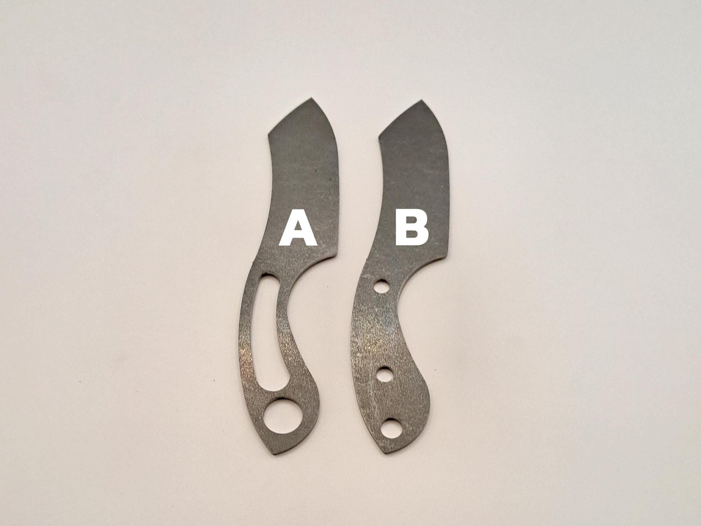 Mini Cleaver EDC Knife Blank (Unfinished): High Carbon or Stainless Steel, DIY Blade