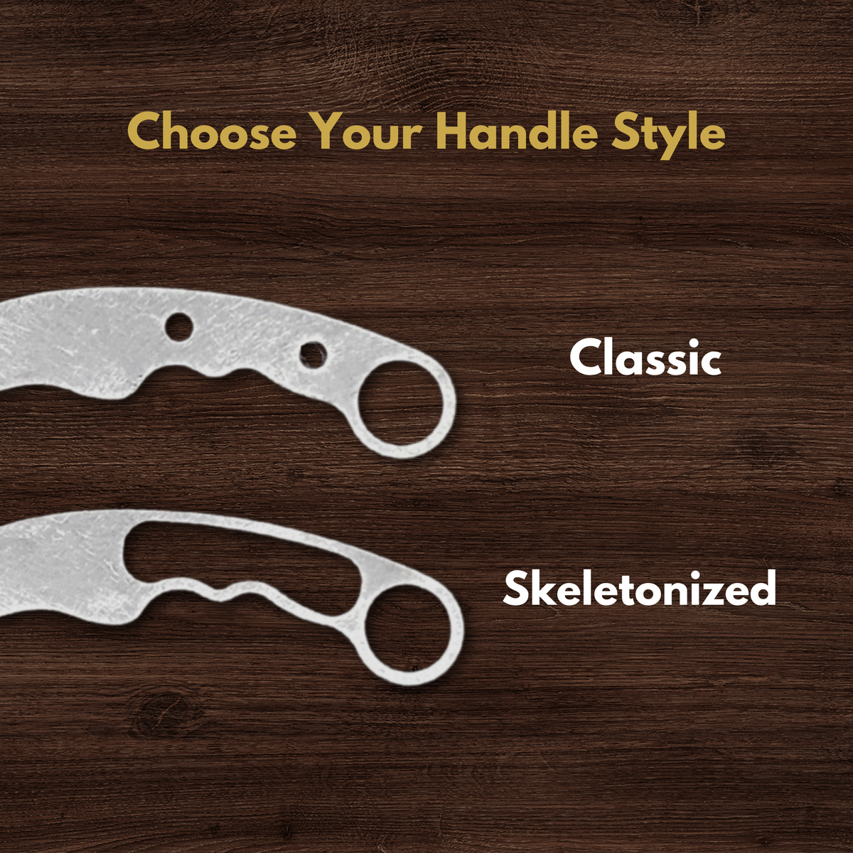 Karambit Maker Ready Knife Blank | 1084, 80CrV2, AEB-L & D2