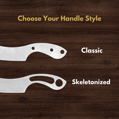 Mini Cleaver Maker Ready Knife Blank | 1084, 80CrV2, AEB-L & D2