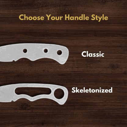 Mini Drop Maker Ready Knife Blank | 1084, 80CrV2, AEB-L & D2