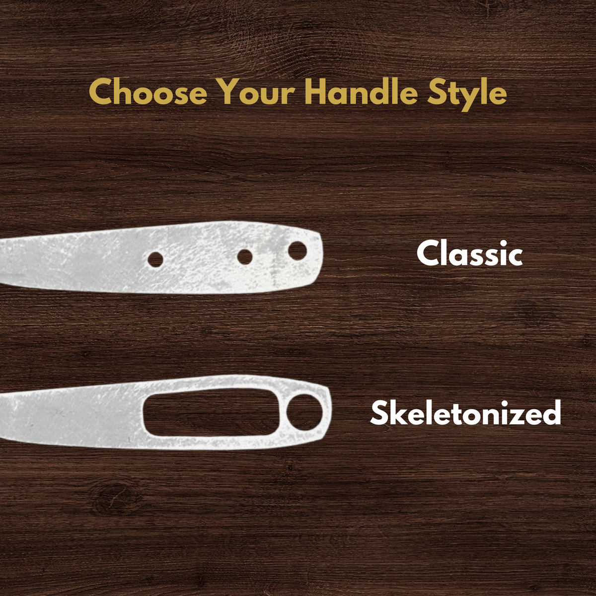 Trailing Point Maker Ready Knife Blank | 1084, 80CrV2, AEB-L & D2
