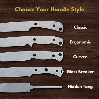 Sheepsfoot Maker Ready Knife Blank | 1084, 80CrV2, AEB-L & D2