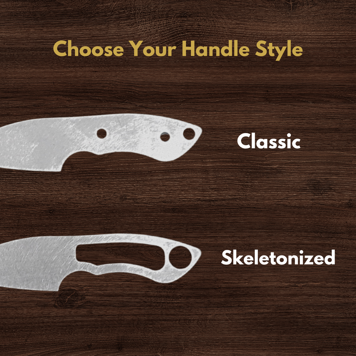 Straight Edge Maker Ready Knife Blank | 1084, 80CrV2, AEB-L & D2