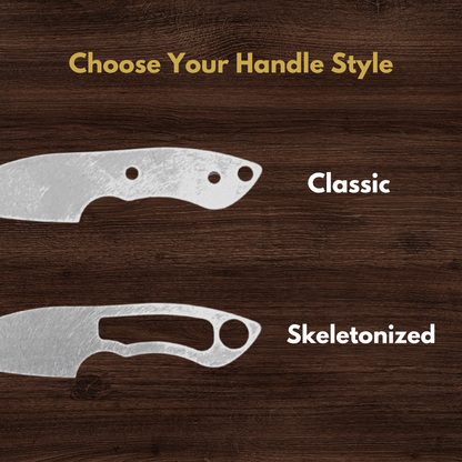 Straight Edge Maker Ready Knife Blank | 1084, 80CrV2, AEB-L & D2