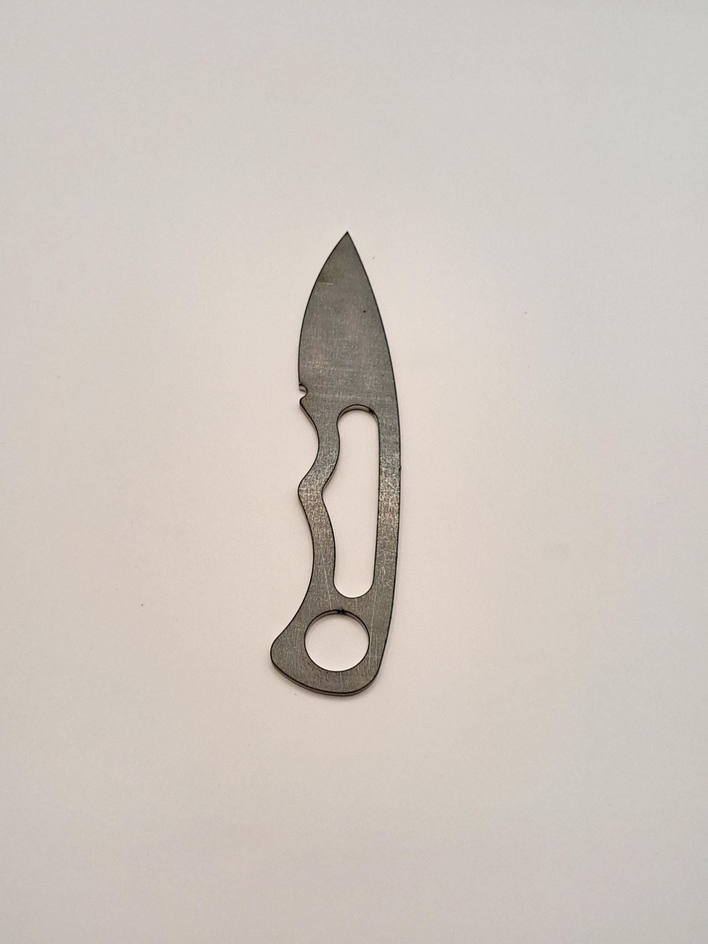Drop Point Knife Blank (Unfinished): High Carbon or Stainless Steel, DIY Knife Making