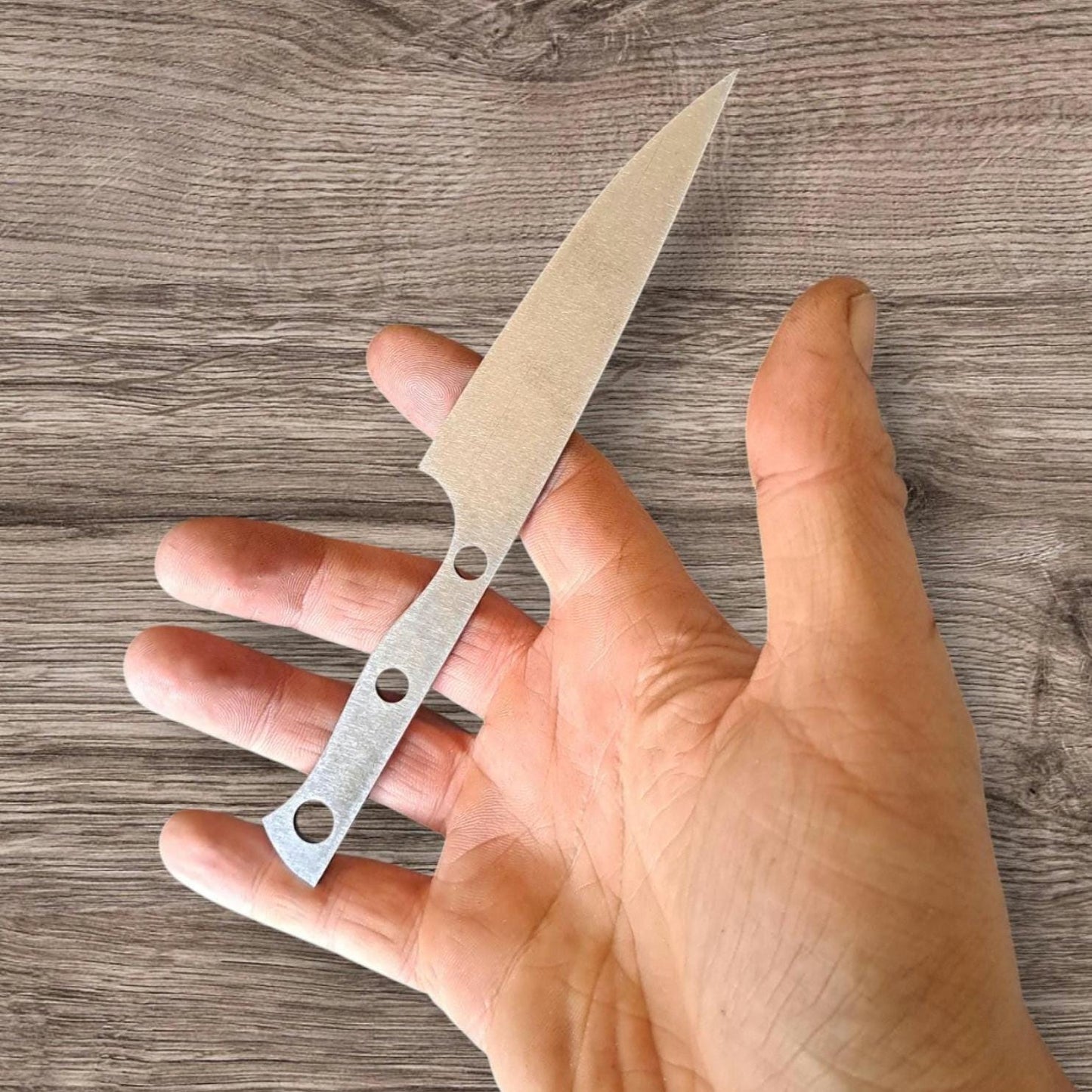 Small Paring Knife Blade Blank (Unfinished): Nitro-V Stainless, DIY Kitchen Knife Making