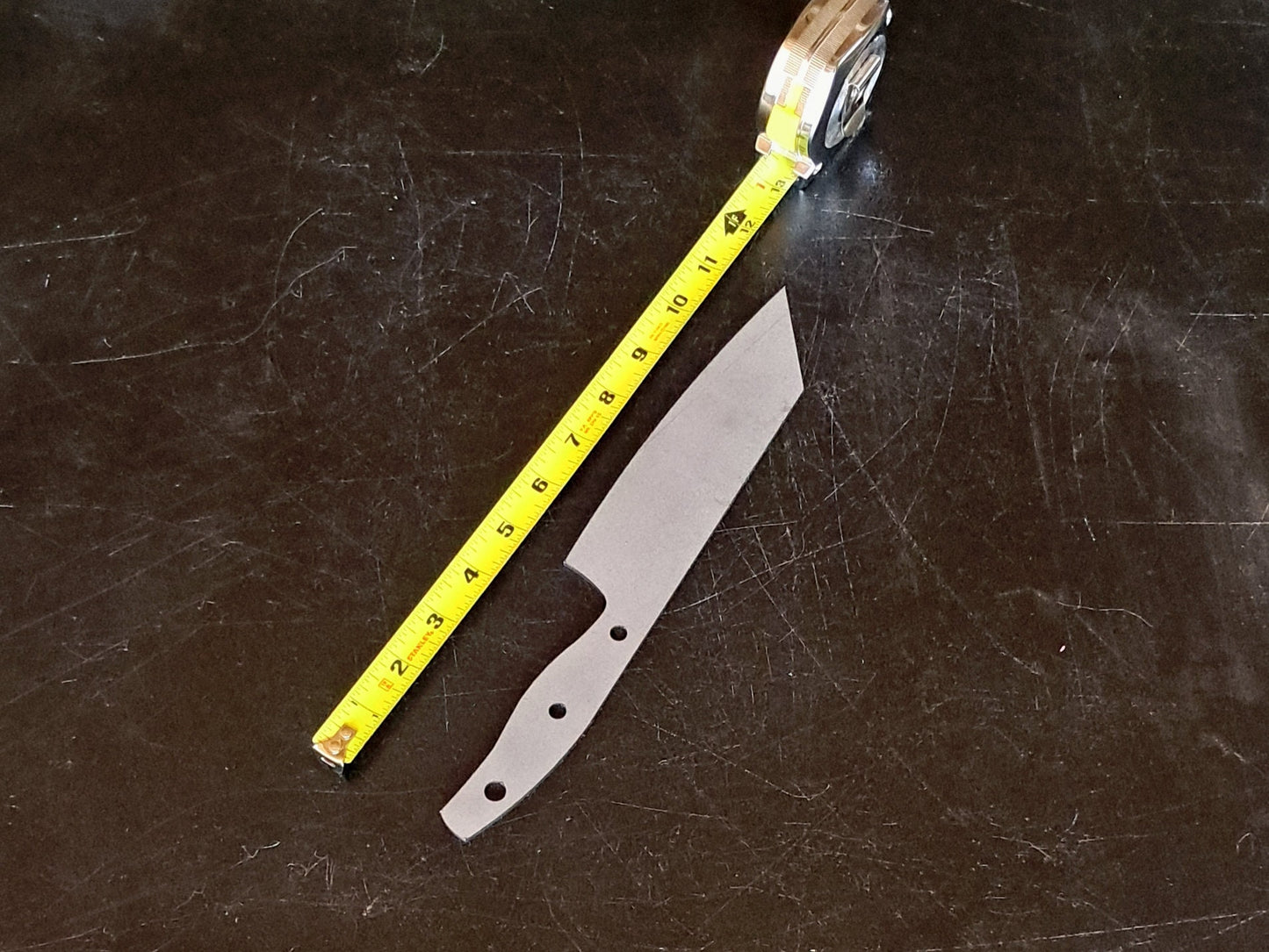 Bunka Chef Knife Blank (Unfinished): Stainless or High Carbon Steel, DIY Kitchen Knife