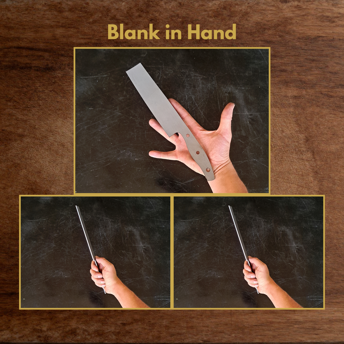 Nakiri Maker Ready Blade Blank – 1084, 80CrV2 or AEB-L Steel