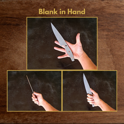 Utility Knife Maker Ready Blade Blank – 1084, 80CrV2 or AEB-L Steel