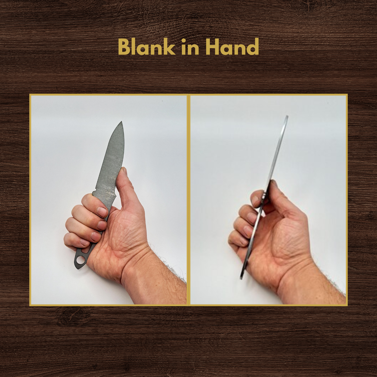 Seal Pup Maker Ready Knife Blank | 1084, 80CrV2, AEB-L & D2