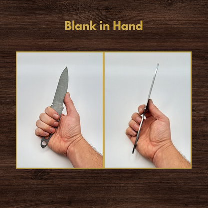 Seal Pup Maker Ready Knife Blank | 1084, 80CrV2, AEB-L & D2