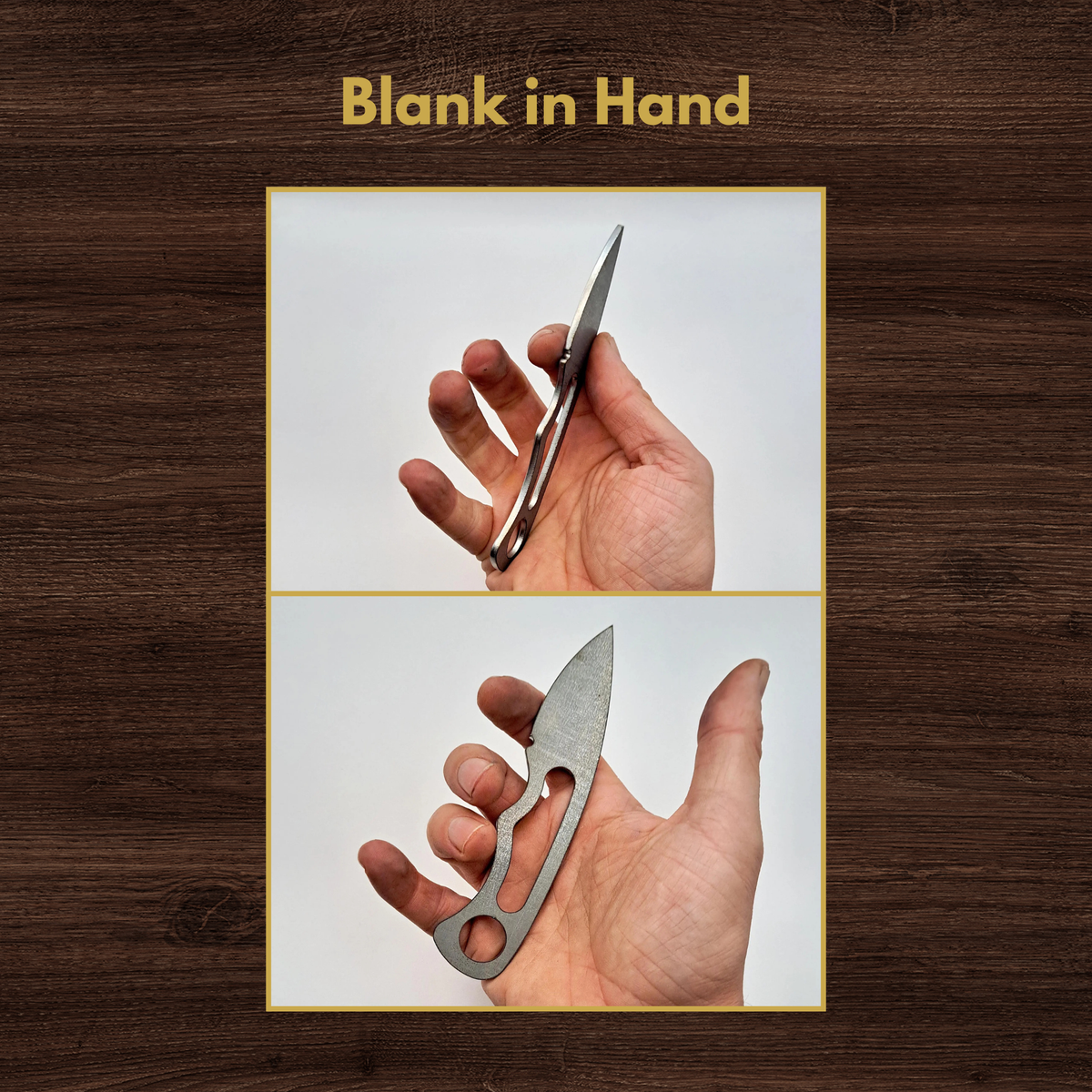 Mini Drop Maker Ready Knife Blank | 1084, 80CrV2, AEB-L & D2