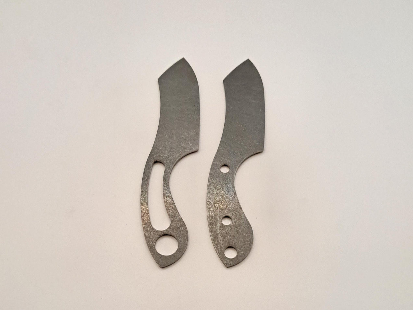 Mini Cleaver EDC Knife Blank (Unfinished): High Carbon or Stainless Steel, DIY Blade