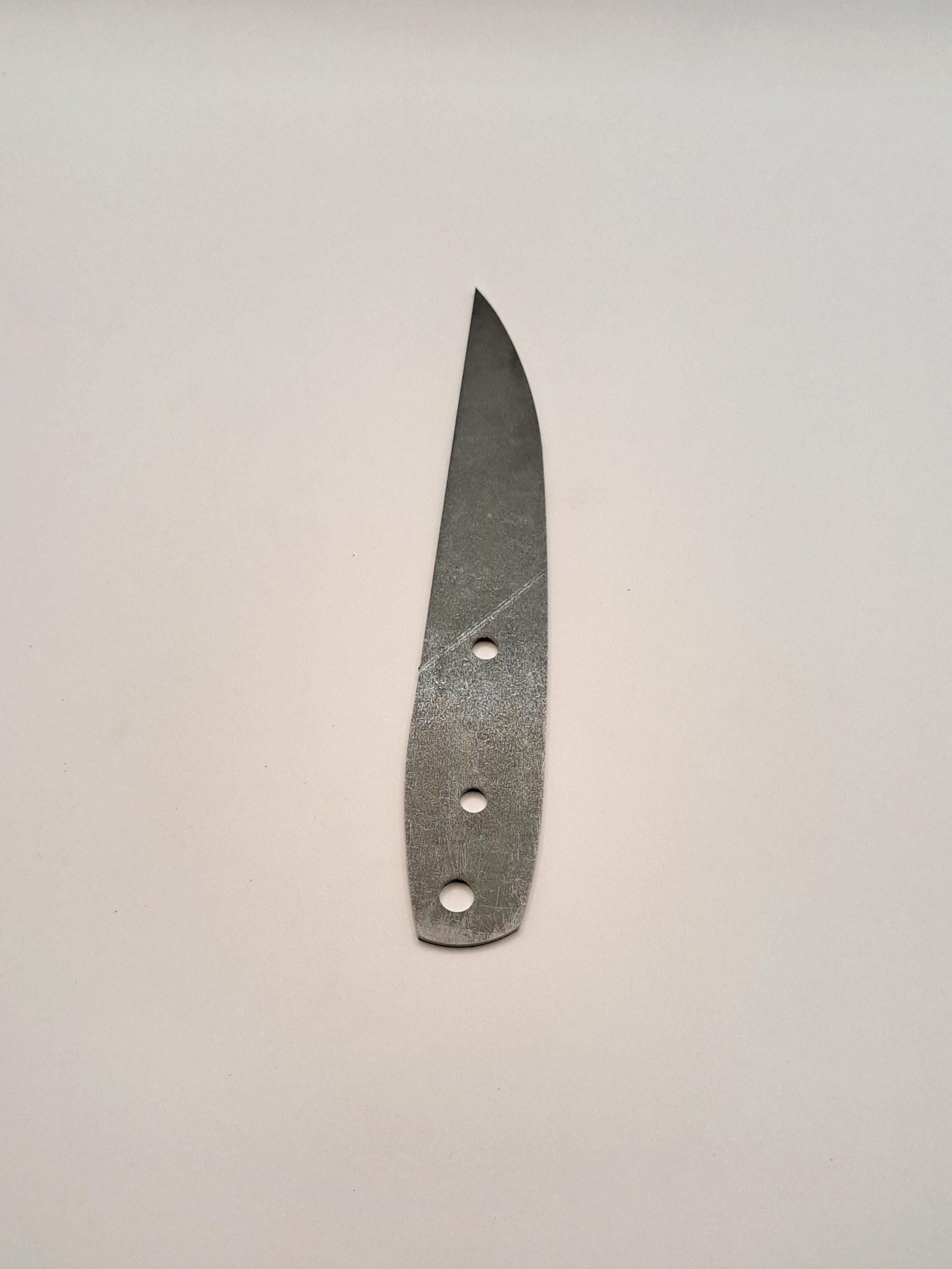 Tactical Drop Point Knife Blank (Unfinished): High Carbon Steel or Stainless Steel, DIY Blade