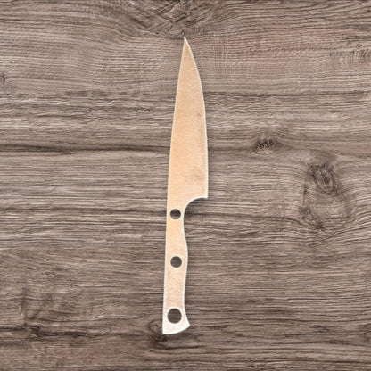 Small Paring Knife Blade Blank (Unfinished): Nitro-V Stainless, DIY Kitchen Knife Making