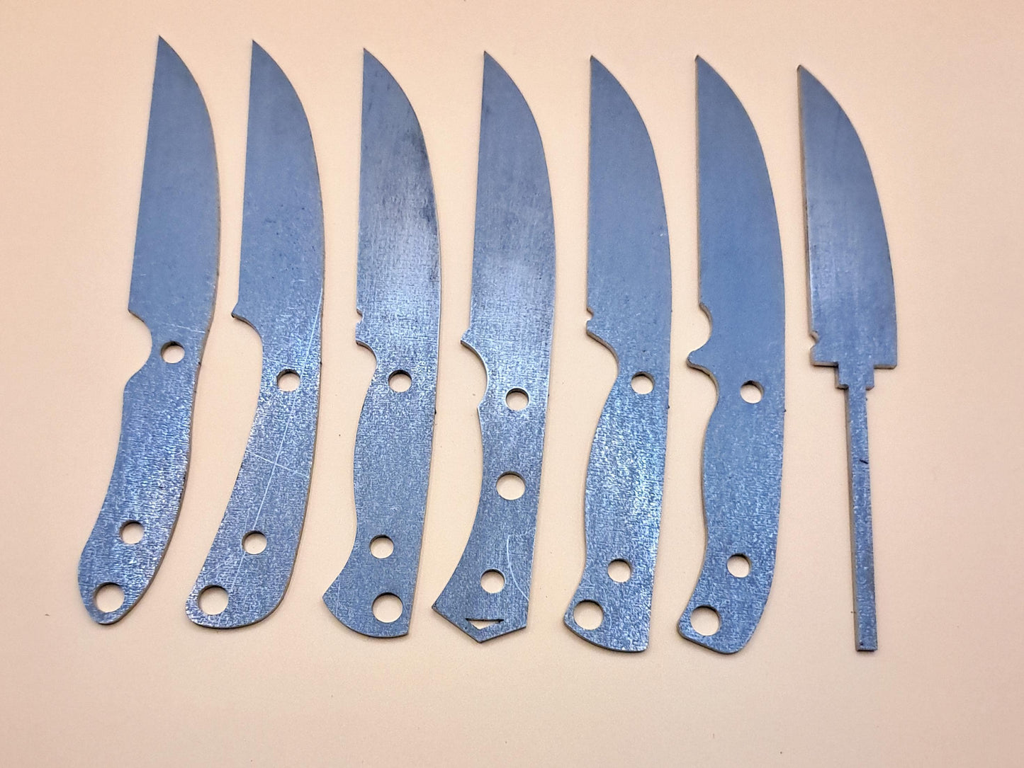 7 Inch Wharncliffe Knife Blank (Unfinished): DIY High Carbon or Stainless Steel Blade