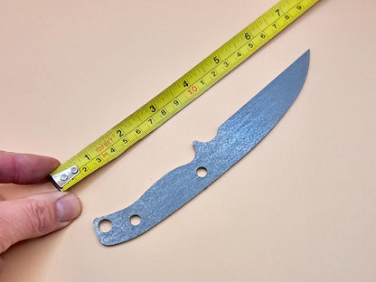 7 Inch Wharncliffe Knife Blank (Unfinished): DIY High Carbon or Stainless Steel Blade