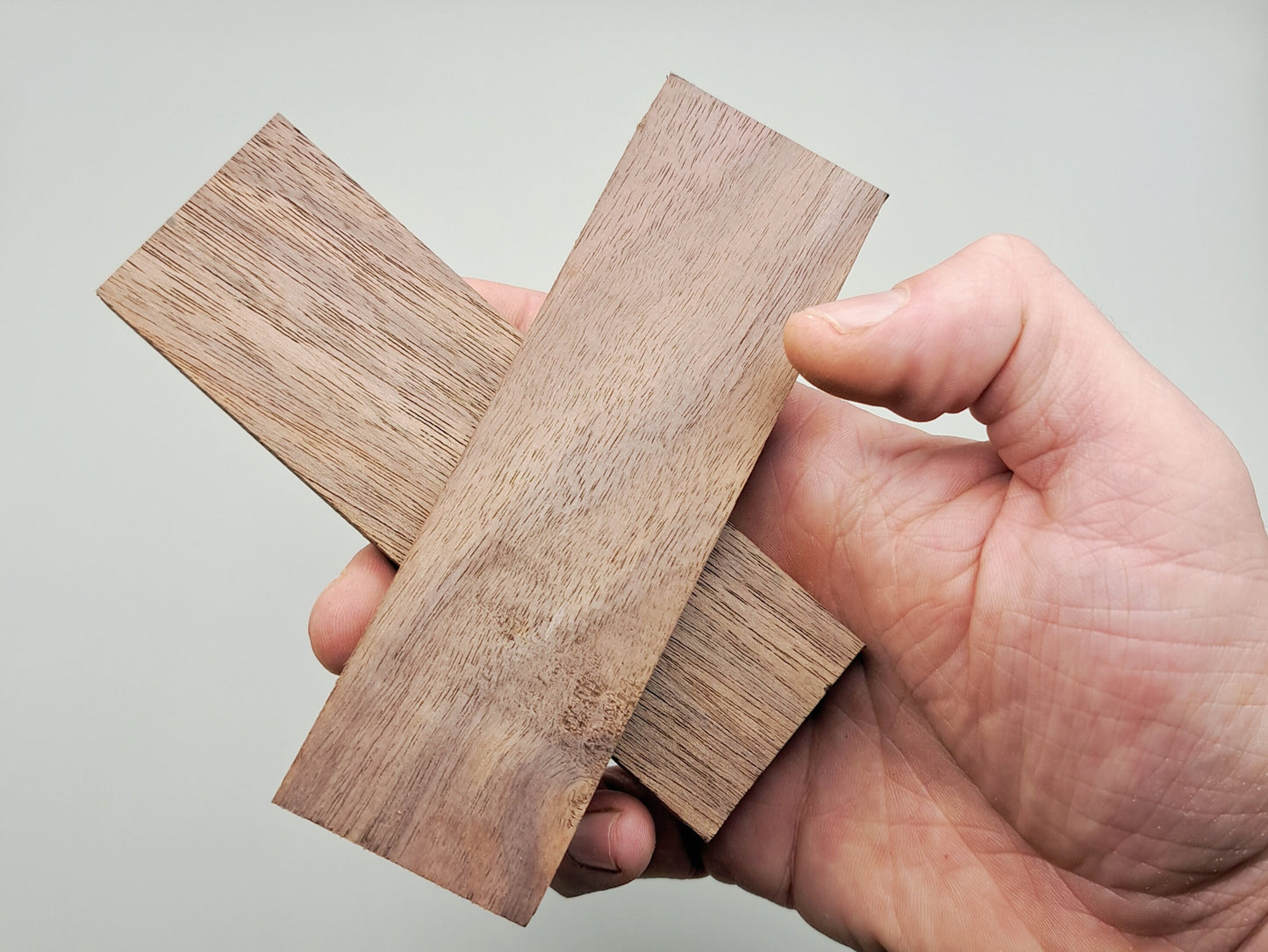 Walnut Knife Scales: Handmade Exotic Hardwood Handle Blanks