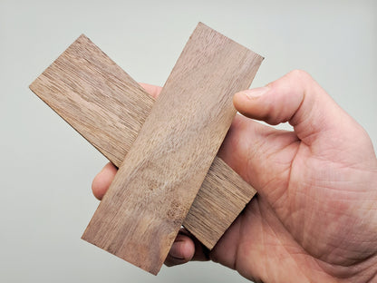 Walnut Knife Scales: Handmade Exotic Hardwood Handle Blanks