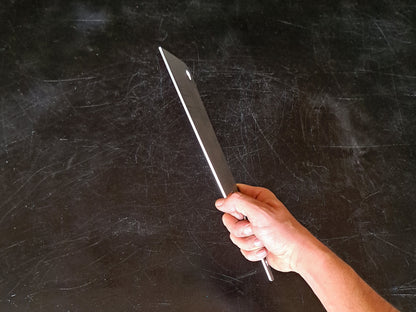 Cleaver Chef Knife Blade Blank (Unfinished): High Carbon or Stainless Steel, DIY Kitchen Knife