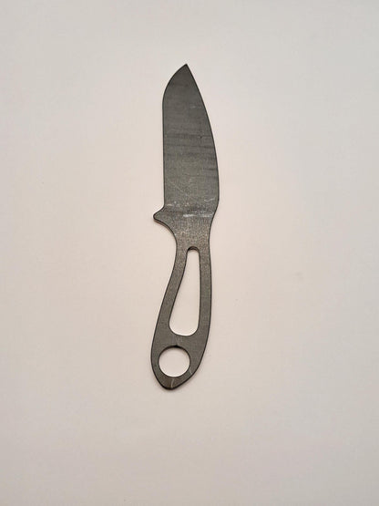 Survival EDC Knife Blank (Unfinished): High Carbon or Stainless Steel,  DIY Knife Making