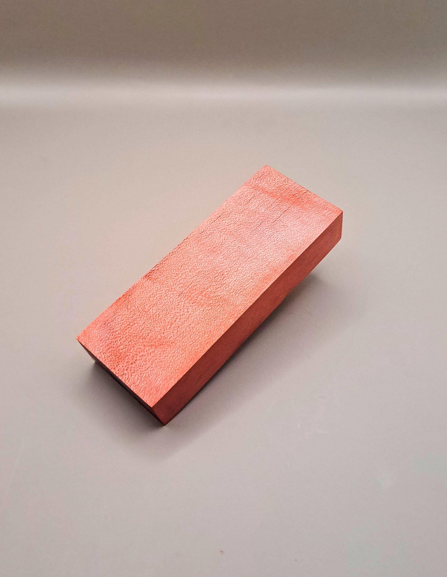 Stabilized Red Maple Knife Handle Block: Resin Infused Woodworking