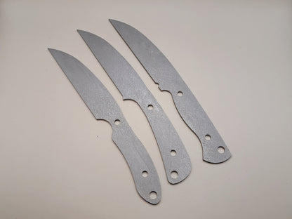 9 Inch Wharncliffe Knife Blank (Unfinished): High Carbon or Stainless Steel, DIY Blade