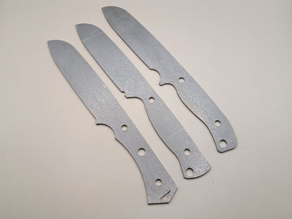 9 Inch Sheepsfoot Knife Blank (Unfinished): High Carbon or Stainless Steel, DIY Blade