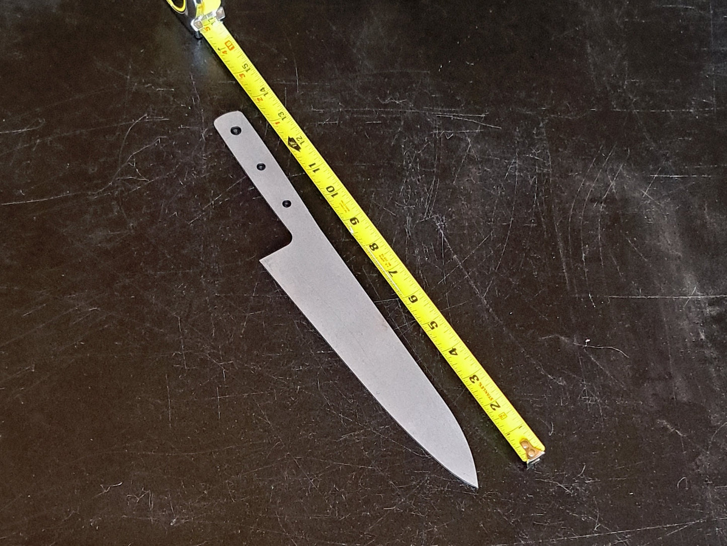 Gyuto Chef Knife Blank (Unfinished): Stainless Steel or High Carbon, DIY Kitchen Knife